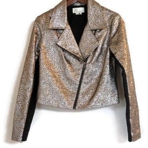 SB by Sanchin & Babi Metallic Moto Jacket.